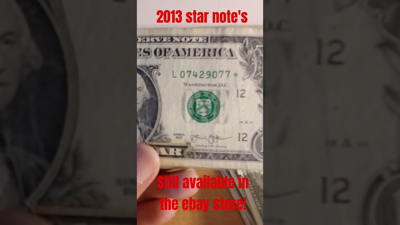 2013 star notes both still available in the ebay store #usa #green #money #currency #collection