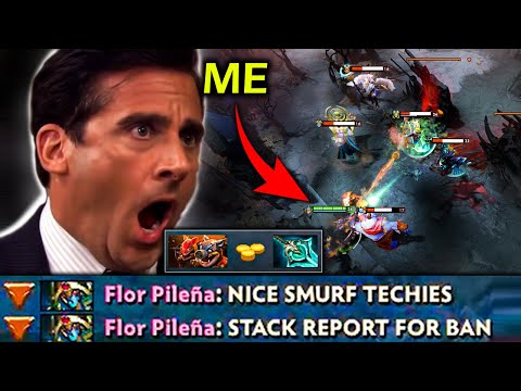 I'm back to mid! They Reported Techies Official for SMURF in NA!!🛑