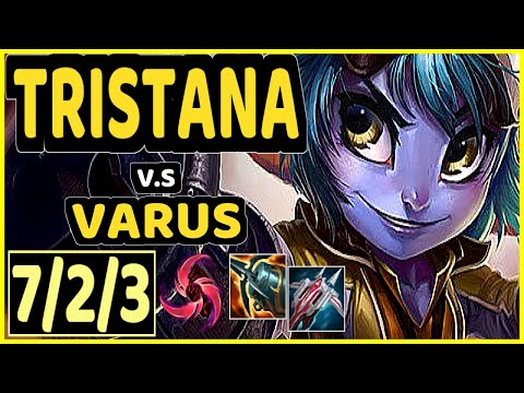 PADDEN (TRISTANA) vs VARUS - 7/2/3 KDA BOTTOM ADC GAMEPLAY - EUW Ranked DIAMOND