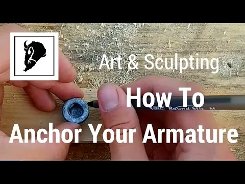 How to Anchor an Armature: Tutorial by Fritz Hoppe | Videos for Sculpture Artists | Sculpt Statues