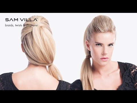 Twisted Side Ponytail with Volume