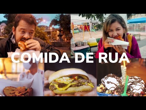 Provando COMIDA de RUA na Cidade do Rio de Janeiro