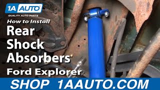 How to Replace Rear Shock Absorbers 91-05 Ford Explorer
