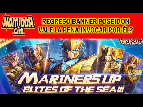 🔱REGRESO BANNER POSEIDON🔱Vale la pena usar gemas por él o Ikki GC? -SAINT SEIYA AWAKENING DISCUSIÓN