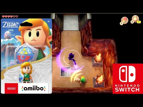 The Legend of Zelda Link’s Awakening - Amiibo Gameplay Nintendo Switch HD