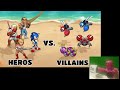 HEROS Vs VILLAINS Sega Heros Reaction Stikbot