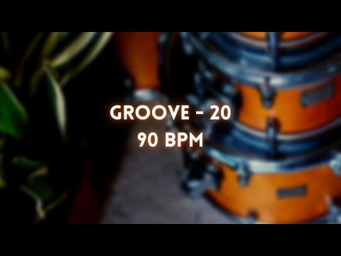 GROOVE  20 - 90 BPM - INITIAL GRADE  DRUMS - PRACTICE WITH METRONOME AND DRUMS