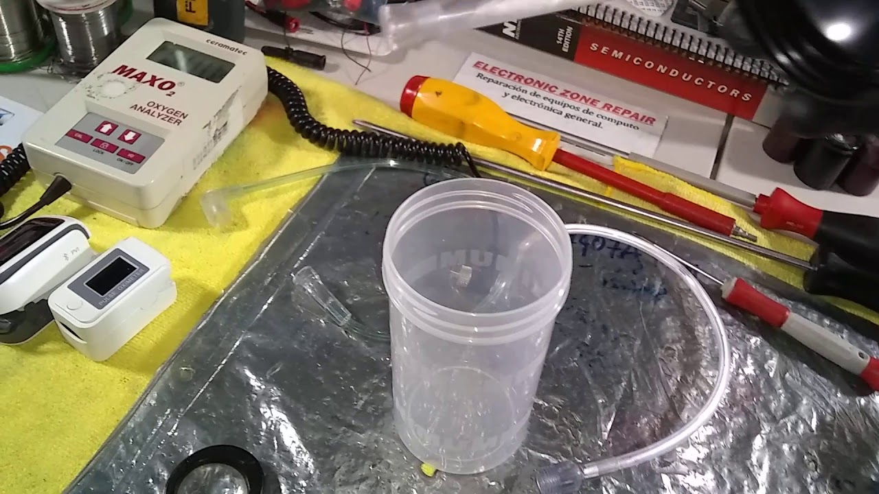 Aspectos y fallas Comunes en Vaso humidificador de Concentradores de Oxígeno y Nebulizadores, Ezr21.