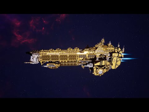 Skalgrim Mod 2021: Eternal Crusader - Imperial Fists vs Orks - Battlefleet Gothic Armada 2