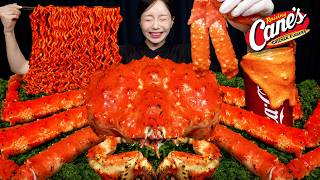 Download lagu 초대왕 🦀 킹크랩 콘치즈 불닭볶음면! 레이징 케인스 소스 먹방 Giant King CRAB Corn Cheese Buldak Ramen Mukbang ASMR Ssoyoung mp3