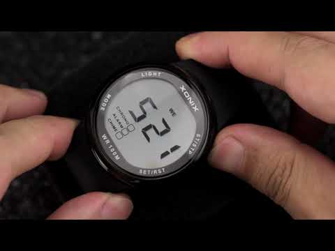 How to set the TOMORO xonix sport watch? Setting