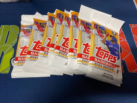 Opening 8 Retail Packs of 2022 Topps Series 2 Baseball!! HUGE Rookie SP Pull!!!
