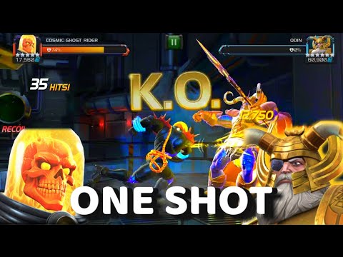 CGR HUMILIATES Cav Odin Boss! 40 Second Solo! - Marvel Contest of Champions