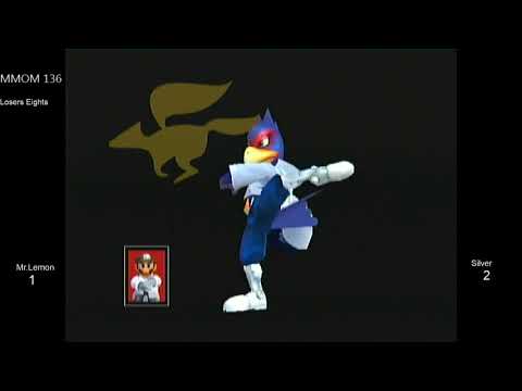 MMOM136 SSBM - Mr. Lemon (Dr. Mario) vs. GVS | Silver Alloy (Falco) - Melee LR7