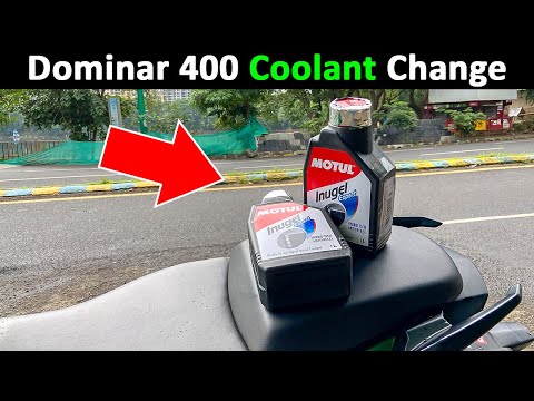 Dominar 400 Coolant Change | Motul Inugel Expert Coolant