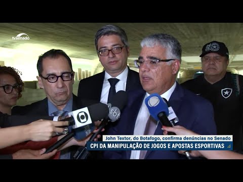 CPI avalia como graves documentos apresentados por presidente do Botafogo
