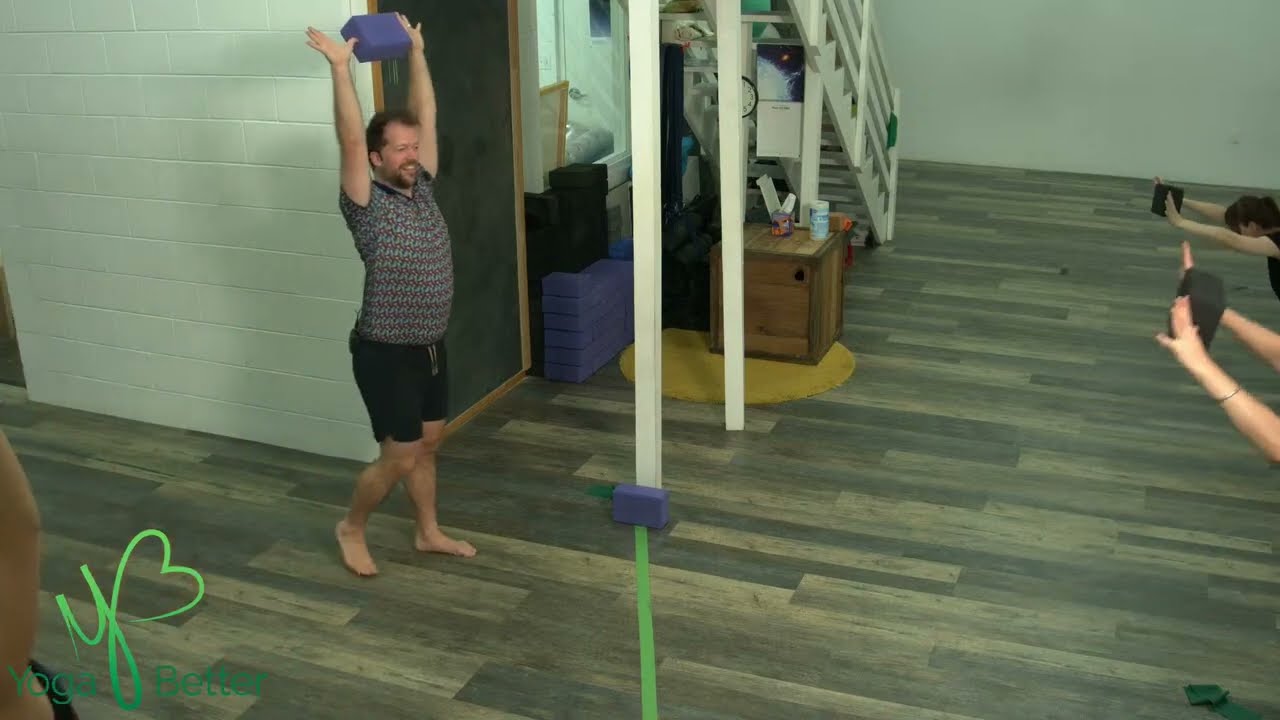 Level 3 - 7:30m w/ ANDREW 9.9.24 YOGA BETTER ON LINE! (class starts @00:07:56; ends @ 01:12:40)