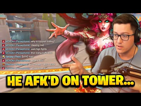 THE DARK SIDE OF SMITE RANKED - Persephone Mid Smite Conquest Gameplay