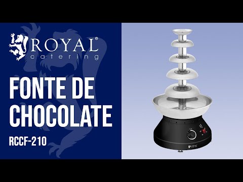 vídeo - Fonte de chocolate - 5 andares - 4 kg