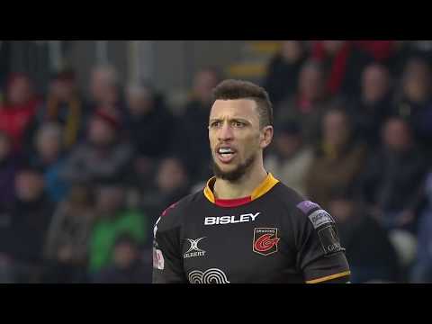 Zane Kirchner bad performance at flyhalf (Dragons v Treviso 2018)