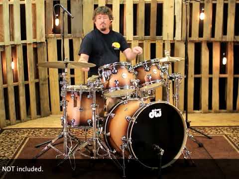 DW Collector's Series Shell Pack Satin Specialty, Natural to Tobacco Burst