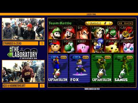Keystoned II | Stranded & Zero vs KD3 & HAMMERHEART - Losers Final - Super Smash Bros.