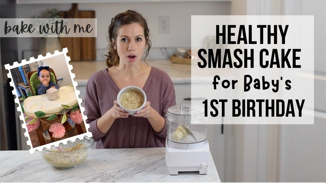 No Sugar Smash Cake | Healthy First Birthday Cake