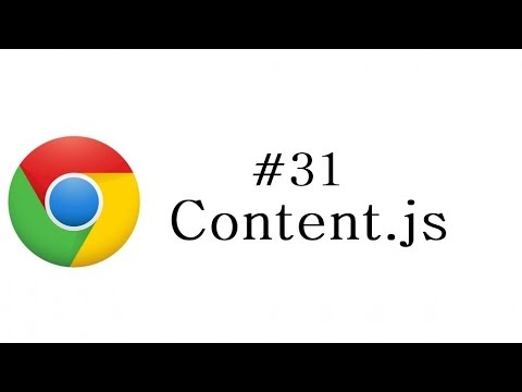 Chrome Extension Tutorial 31 Content Js