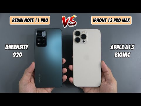 Xiaomi Redmi Note 11 Pro vs iPhone 13 Pro max | SpeedTest and Camera comparison