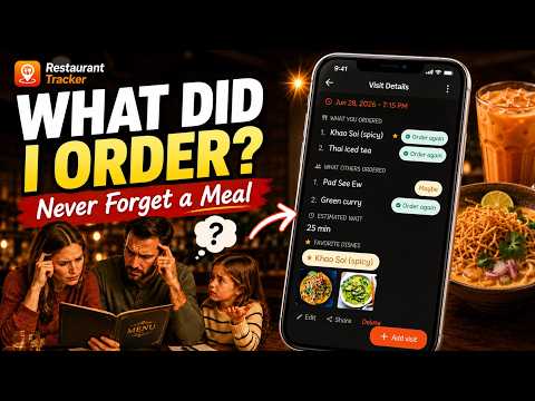 Restaurant Tracker: Food Log video thumbnail