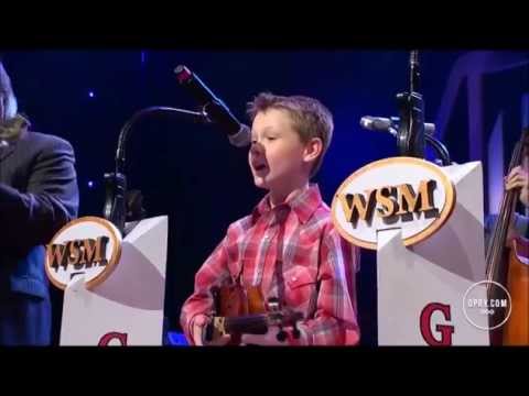 Carson Peters and Ricky Skaggs - "Blue Moon of Kentucky" ( Live at the Grand Ole Opry )