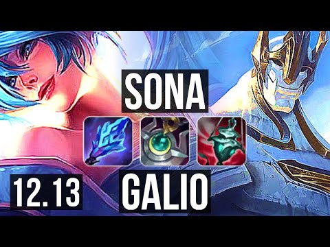 SONA & Kai'Sa vs GALIO & Kalista (SUP) | Rank 6 Sona, 3/2/12 | TR Master | 12.13