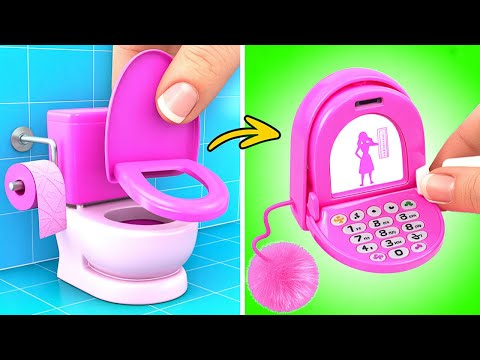 Luxury 💰 vs. Extreme DIY Dollhouse Makeover: Creative House Builds