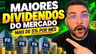 3 FIIS COM OS MAIORES DIVIDENDOS DO MERCADO !
