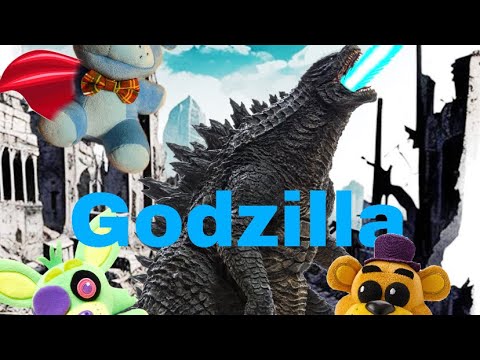 Godzilla with superhero’s
