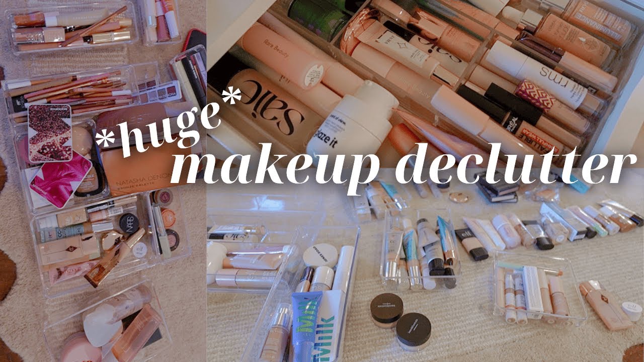 *HUGE* makeup collection declutter! primers, foundations & concealers |  2025