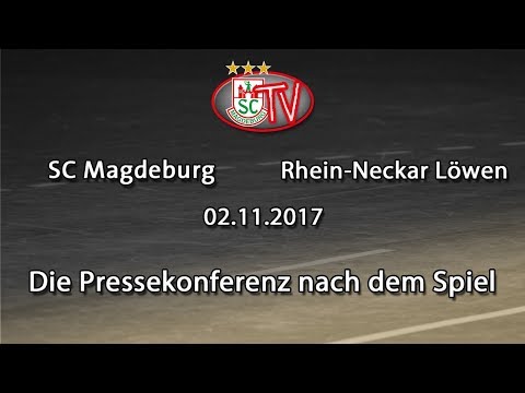 02.11.2017 Die PK nach dem Spiel SCM vs. RN-Löwen