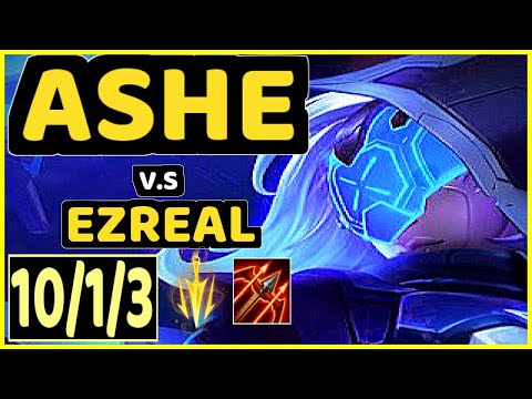 SARKIS (ASHE) vs EZREAL - 10/1/3 KDA BOTTOM ADC GAMEPLAY - BR Ranked GRANDMASTER