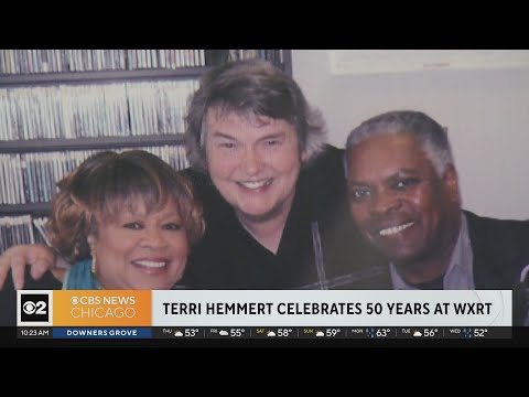Terri Hemmert celebrating 50 years at WXRT