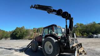 Тркала трактор Valmet 8100 Traktor med 2005 Hiab 099E-4 HiDuo kran og fjernstyring | Слика 4 - Agroline