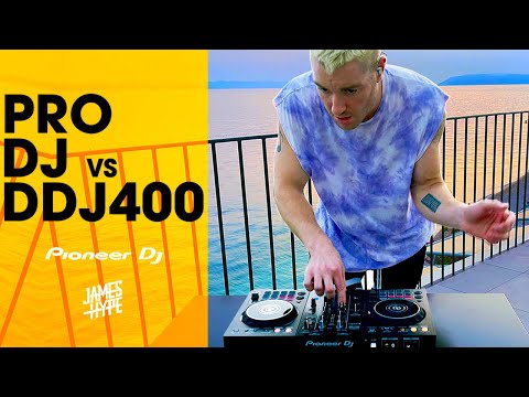 Pro DJ plays set on DDJ 400