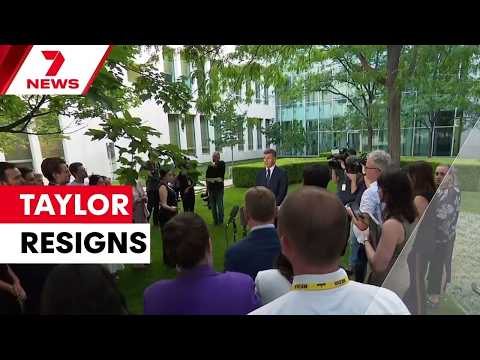 安格斯·泰勒證實辭去影子內閣職務！7NEWS (Angus Taylor confirms his resignation as a member of the Shadow Cabinet | 7NEWS)