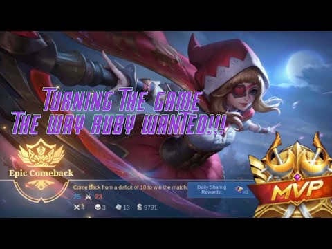 Turning the Game Ruby Wanted! - Ruby EPIC COMEBACK - MVP!!!