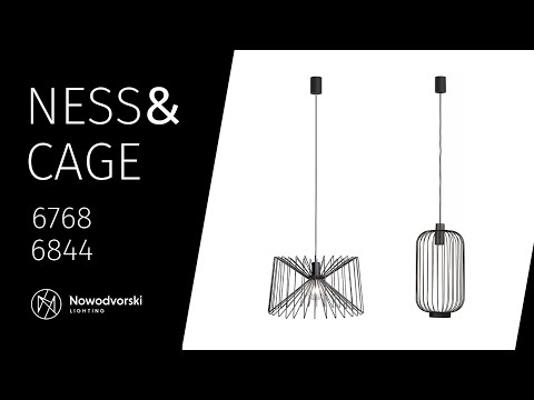 Підвісний світильник Nowodvorski 6768 Ness E27 1x60W IP20 Bl