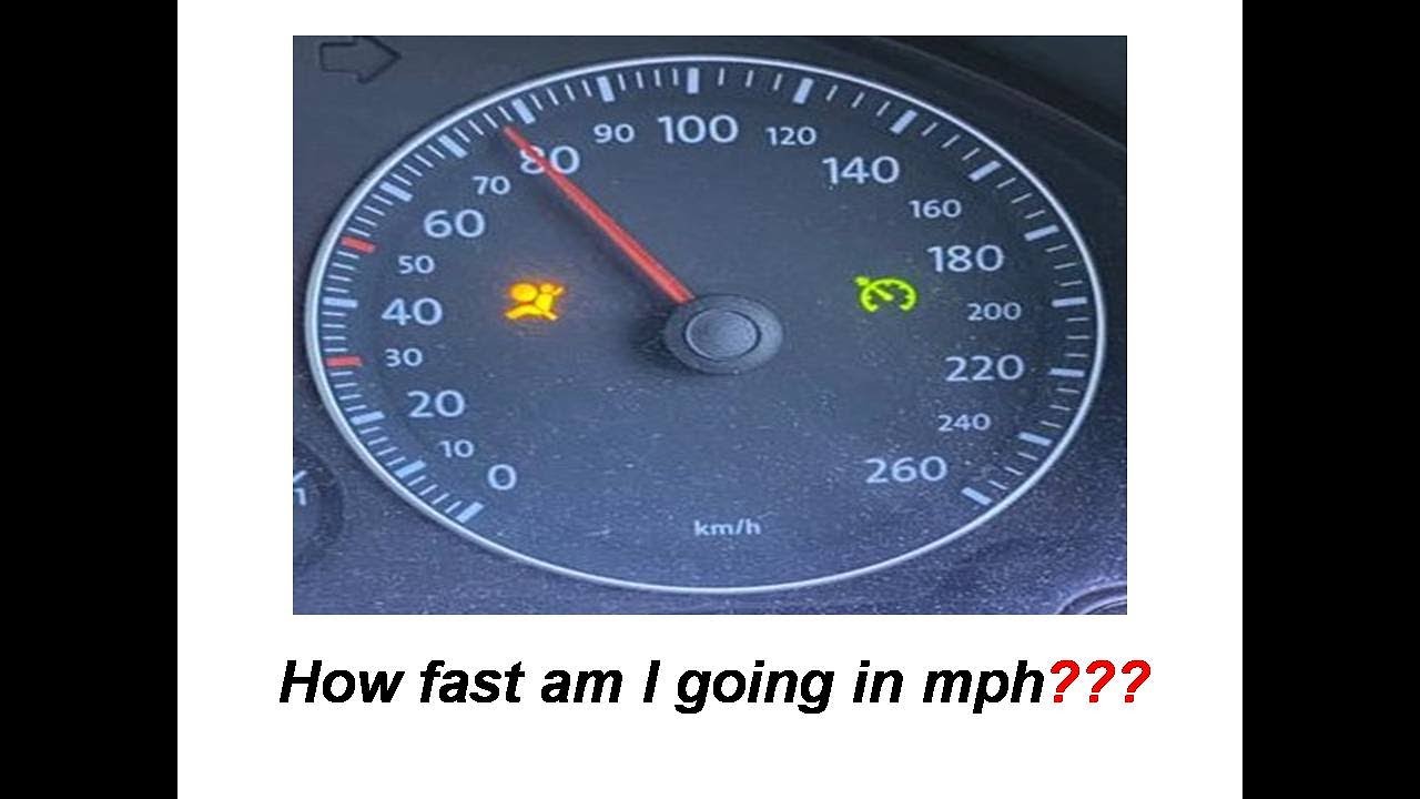 Converting km/h to mph