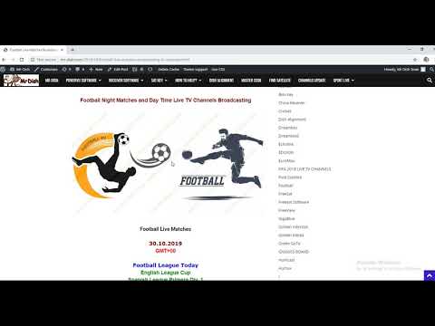 Football Live Telecasting Channels