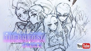 【英雄聯盟LOL 】Draw Manga KAD THE BADDEST |こしか第七十二畫-番外OVA畫｜LEAF小鹿