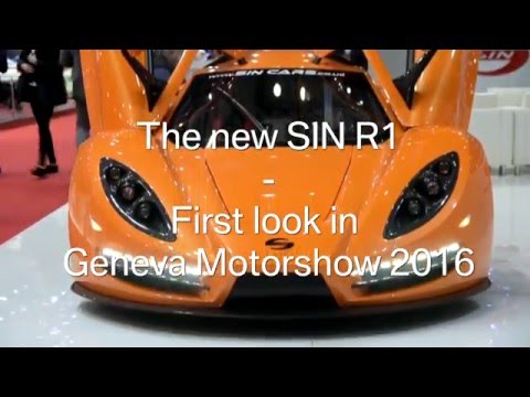 Thumbnail for First glance at the new SIN R1 at Genvea Motorshow 2016 by SIN R1, Car