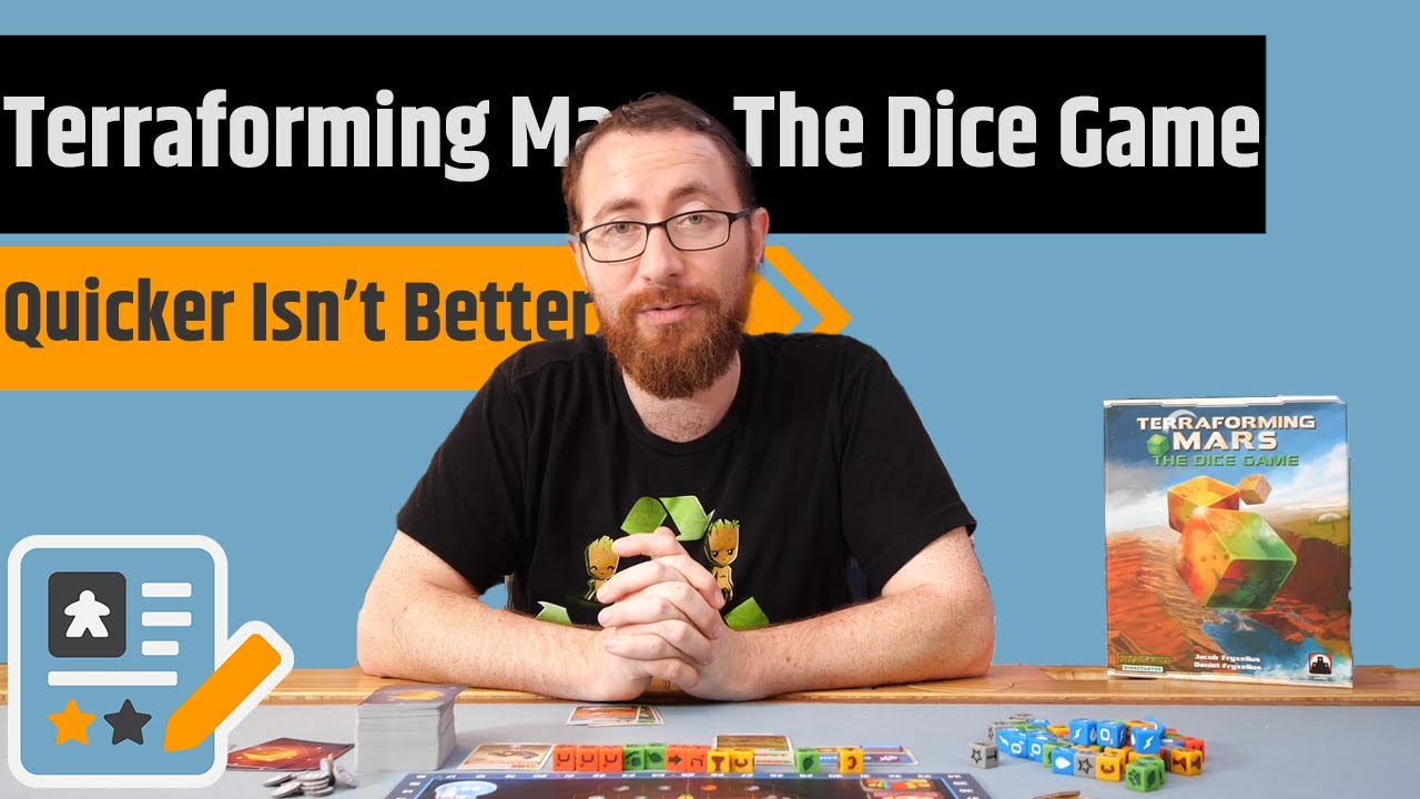Terraforming Mars: The Dice Game Review - Faster Isn't Always Better
