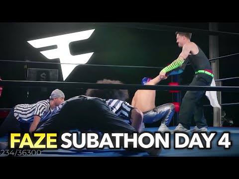 Faze Subathon DAY 4 Recap (Best Moments)